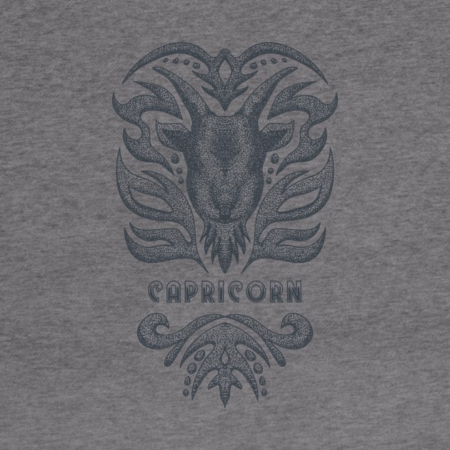 Capricorn Zodiac Design by Utopia Shop